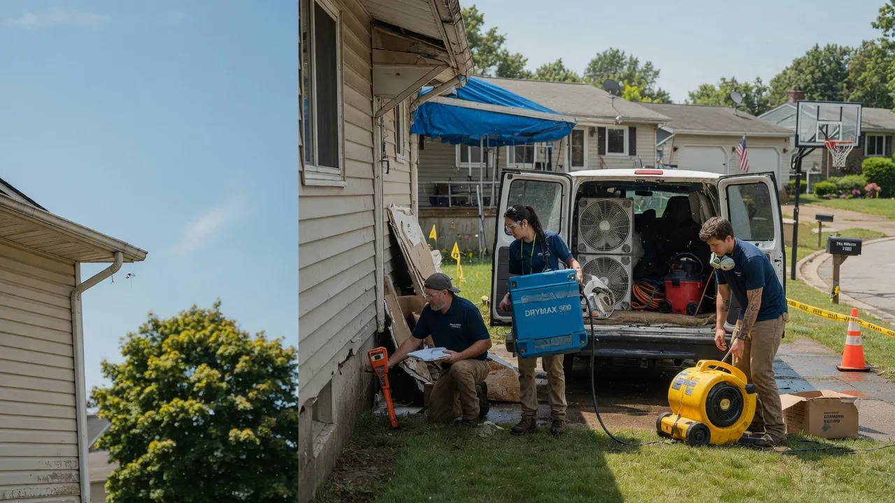 Ceiling Leak Cleanup in Mellott, IN near me