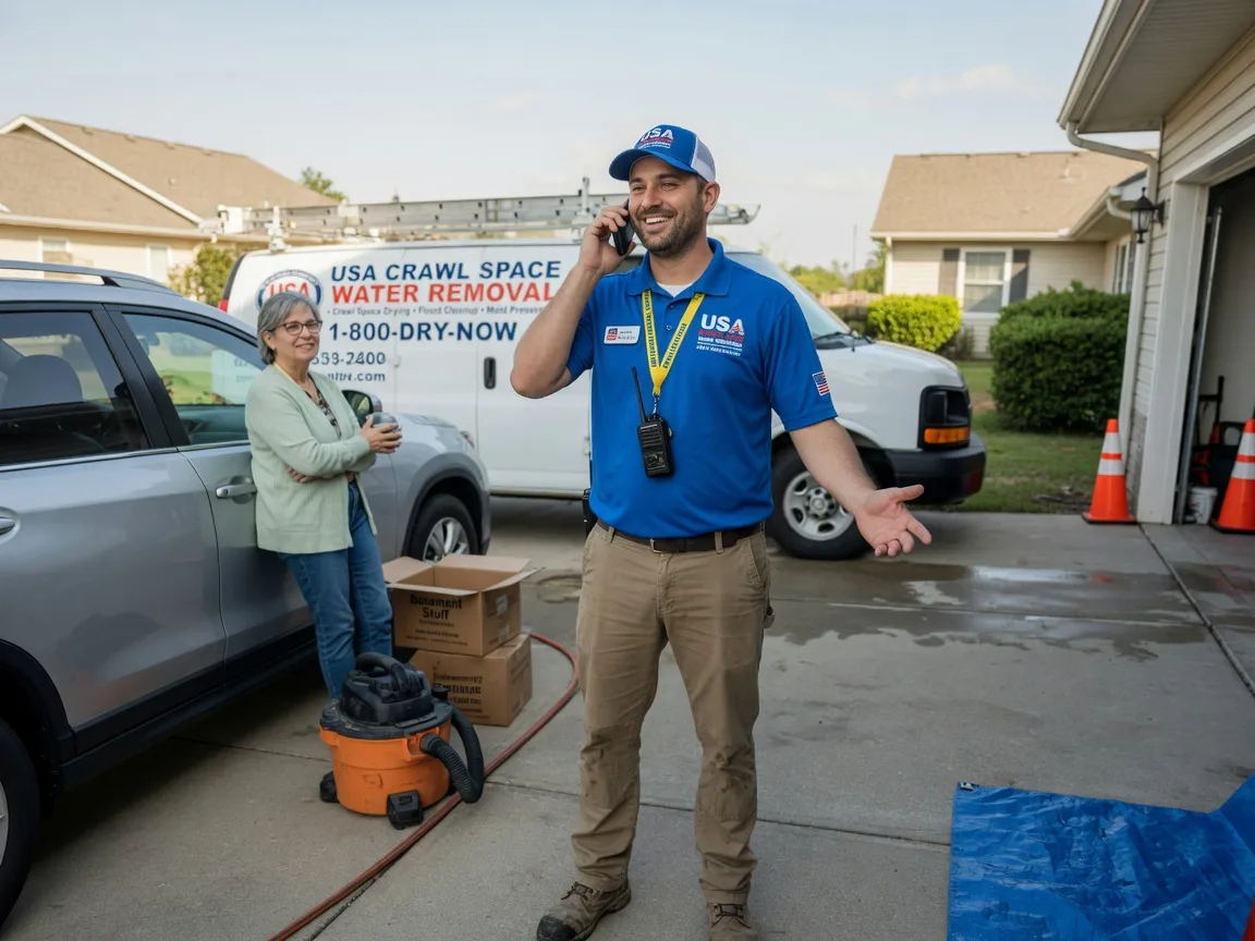 Crawl Space Water Removal Mellott, IN FAQs